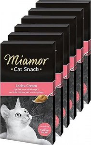 Miamor Cream Somonlu Kedi Ödülü 6x15 Gr  X 6 ADET