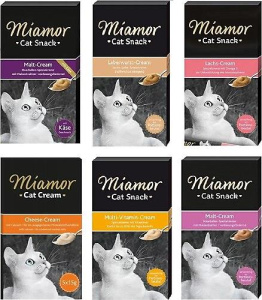 Miamor Cream Karışık Kedi Ödülü 6x15 Gr  X 6 ADET