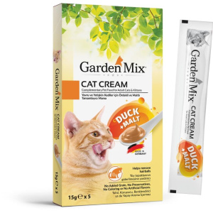Garden Mix Kedi Kreması Ödül Ördek+Malt 15gr X 5