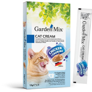 Garden Mix Kedi Kreması Ödül Tavuk+Taurin 15grX 5