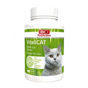 Bio Pet Active VitaliCat Kediler İçin Multi Vitamin 150 Tablet