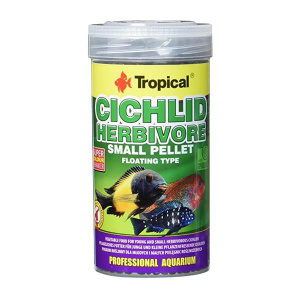 Tropical Cichlid Herbivore Small Pellet 1000ml 360gr