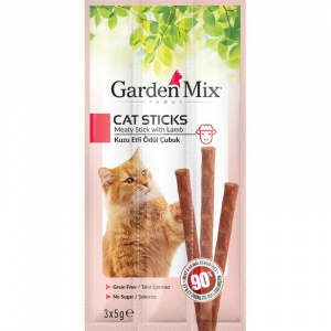 Garden Mix Kuzu Etli Kedi Ödül Çubuğu 3x5gr