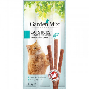 Garden Mix Somonlu Kedi Ödül Çubuğu 3x5gr